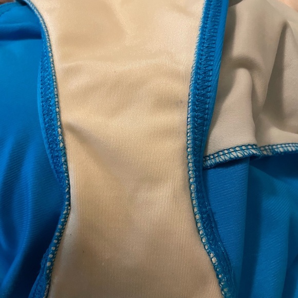 Miraclesuit Blue Twist Front One Piece Swimsuit Size 18DD - Picture 9 of 12